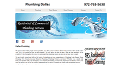 Desktop Screenshot of plumbing--dallas.com